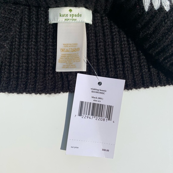 KATE SPADE Winking Beanie | NWT - Picture 5 of 10